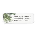 Snowy Pines Return Address Label<br><div class="desc">Snowy Pines,  Return address label. Customisable. Part of a collection</div>