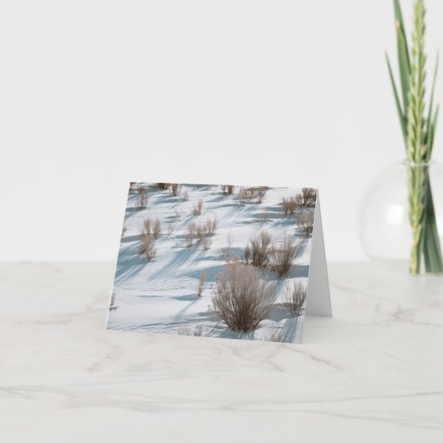 Snowy Rabbitbrush - 4" x 5.6" Notecard (Front)