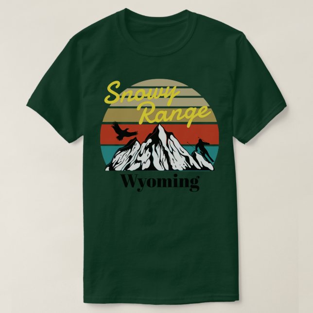 Snowy Range ski Wyoming 1 T-Shirt (Design Front)
