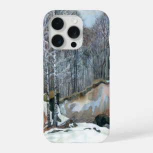 Snowy ravine iPhone 15 pro case