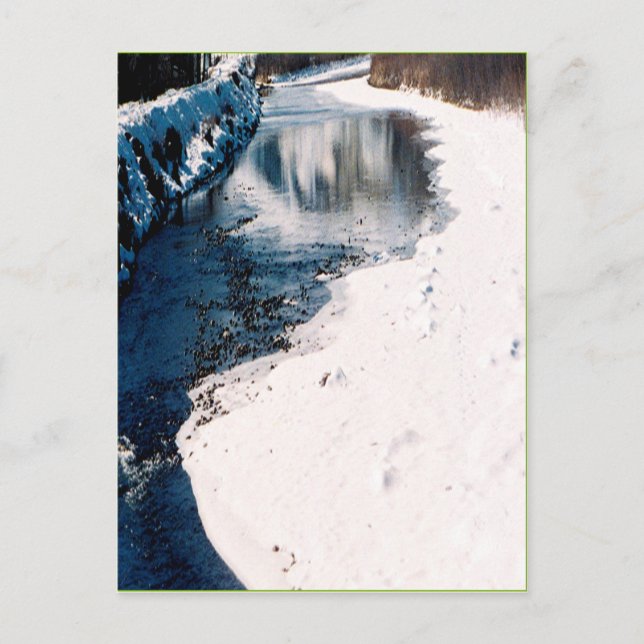 Snowy Salmon Idaho Postcard (Front)