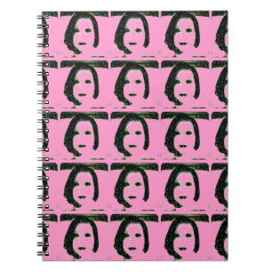 Snowy Self Portrait Spiral Notebook