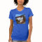 Snowy Slope Women's Blue T-shirt