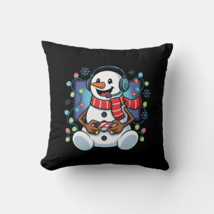 Snowy Snowman Gamer Cushion