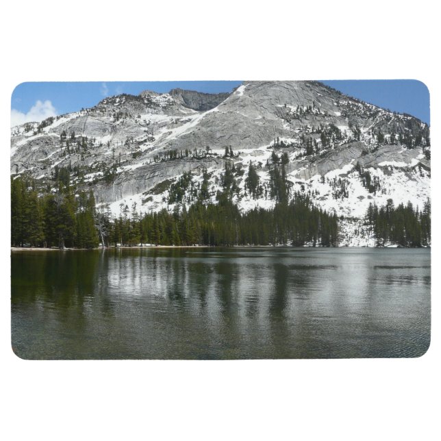 Snowy Tenaya Lake Yosemite National Park Photo Floor Mat (Front)