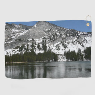 Snowy Tenaya Lake Yosemite National Park Photo Golf Towel