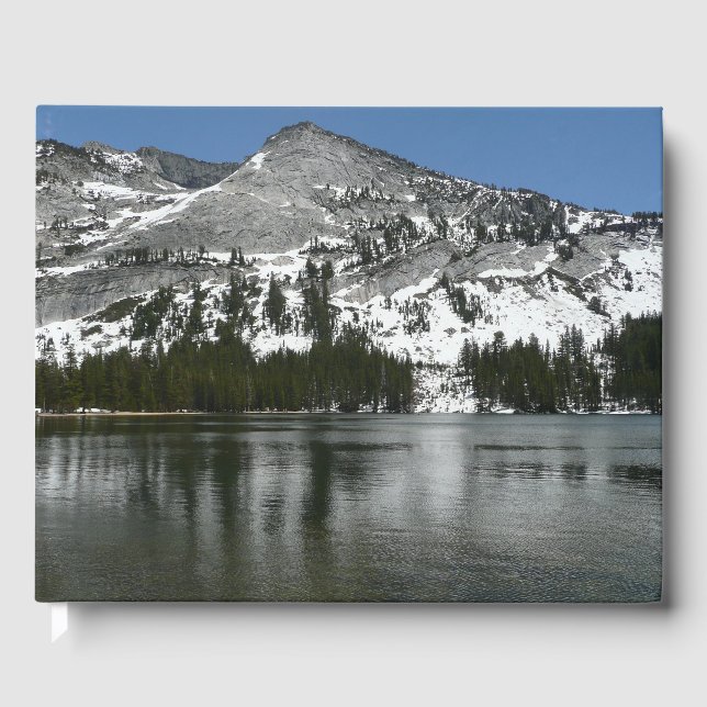 Snowy Tenaya Lake Yosemite National Park Photo Guest Book (Front)
