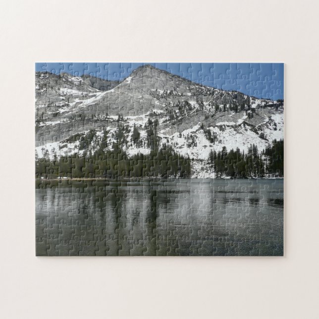 Snowy Tenaya Lake Yosemite National Park Photo Jigsaw Puzzle (Horizontal)