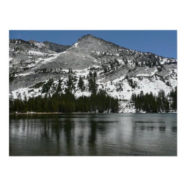 Snowy Tenaya Lake Yosemite National Park Photo Poster (Front)