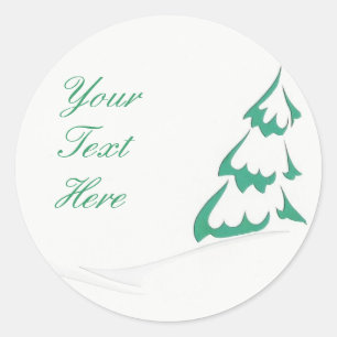 Snowy Tree Sticker