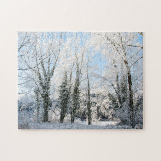 Snowy Trees, 252 pieces Jigsaw Puzzle