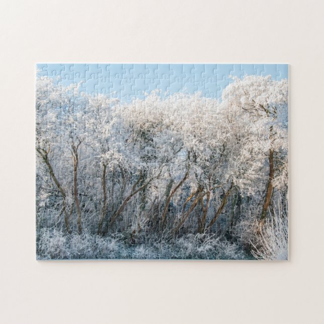 Snowy Trees, 252 pieces Jigsaw Puzzle (Horizontal)