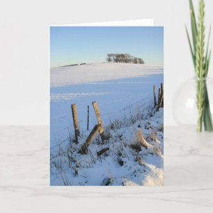 Snowy view card