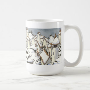 Snowy Village Christmas Mug
