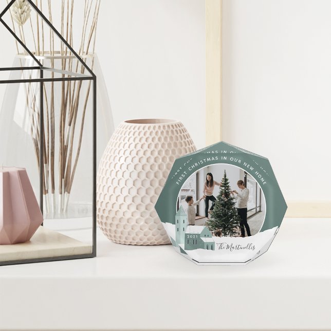 Snowy Village | First Christmas in Our New Home Photo Block (Creator Uploaded)