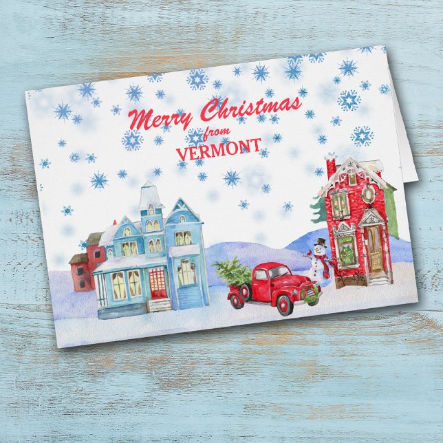 Snowy Village from Vermont Christmas Card (Creator Uploaded)