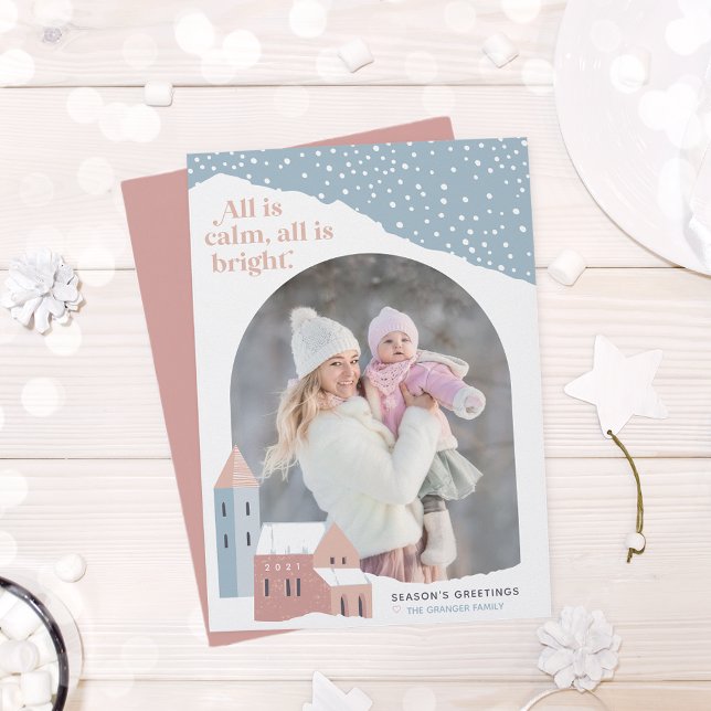 Snowy Village | Photo Holiday Card (Creator Uploaded)