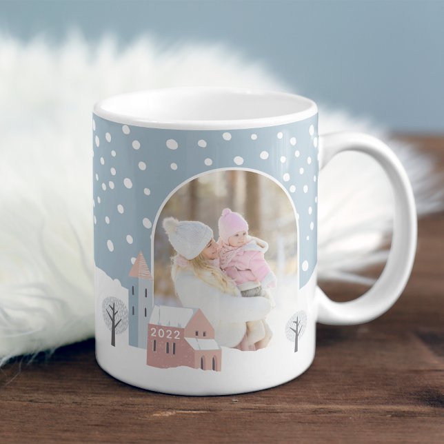 Snowy Village Winter Holiday Photo Coffee Mug (Creator Uploaded)