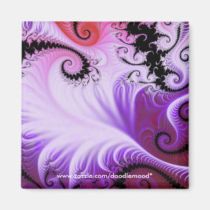 Snowy Vines Magnet