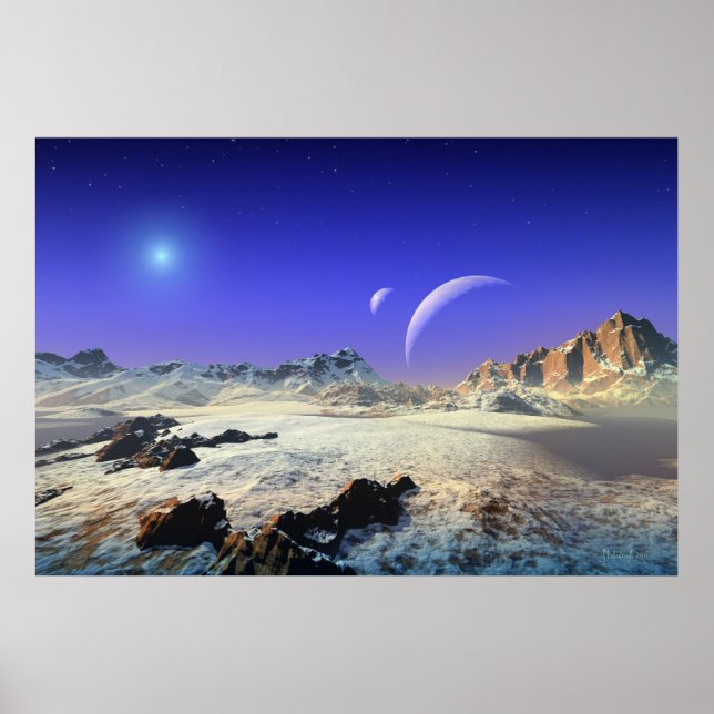 Snowy vista poster (Front)