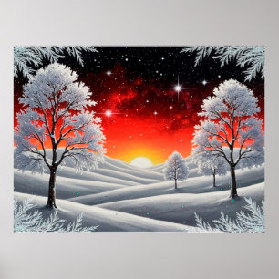 Snowy Winter Forest for Cosy Home Decor & Gift ❄️