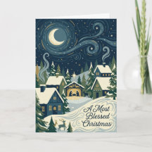 Snowy Winter Landscape A Most Blessed Christmas