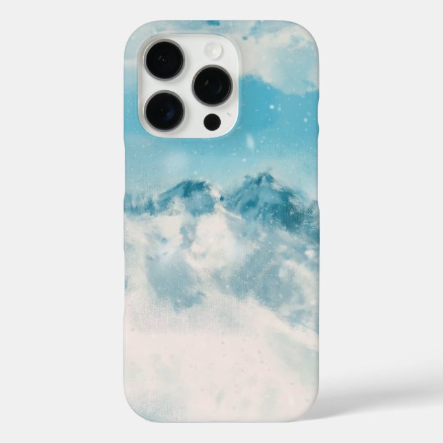 Snowy Winter Mountain Otterbox Case-Mate iPhone Case (Back)