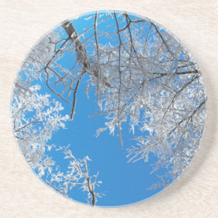 Snowy Winter Scene Coaster