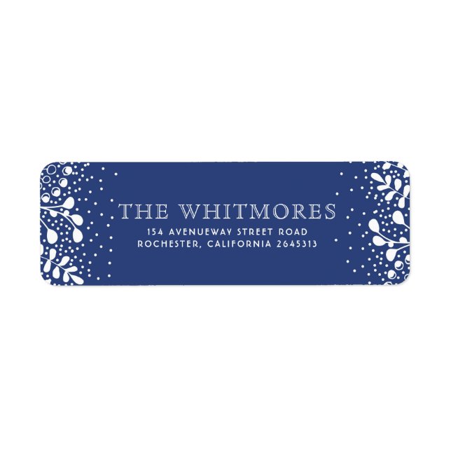 Snowy Wonderland Blue Christmas (Front)