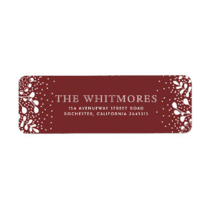 Snowy Wonderland Red Christmas