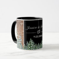 Snowy Wood & Forest Black Pine Wedding