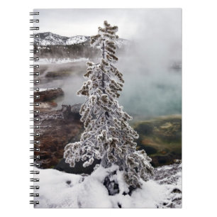 Snowy Yellowstone Spiral Notebook