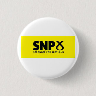 SNP Stronger for Scotland Logo 3 Cm Round Badge