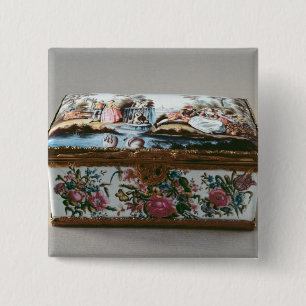 Snuffbox, c.1750 15 cm square badge