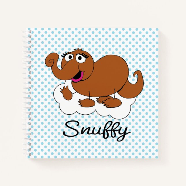 Snuffleupagus Doodley Graphic Notebook (Front)