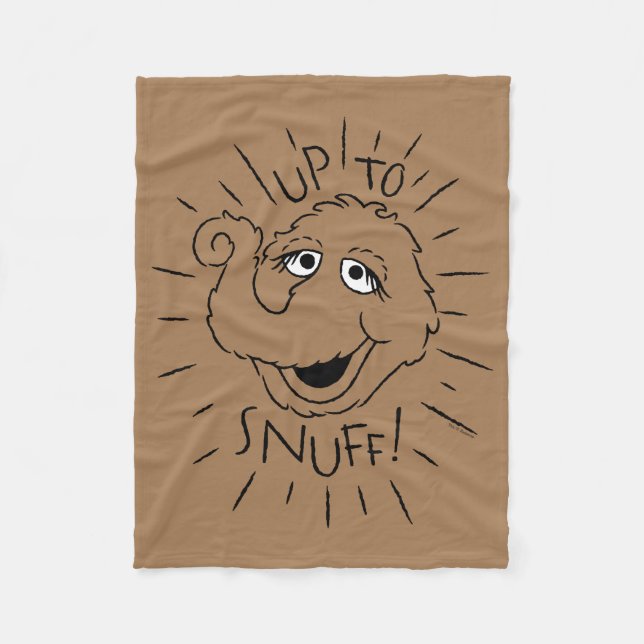 Snuffleupagus Skate Logo - Up To Snuff Fleece Blanket (Front)