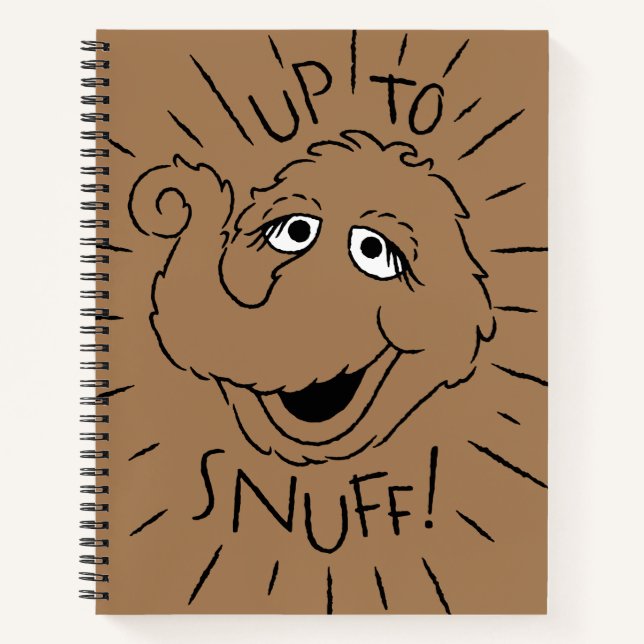 Snuffleupagus Skate Logo - Up To Snuff Notebook (Front)