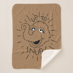 Snuffleupagus Skate Logo - Up To Snuff Sherpa Blanket
