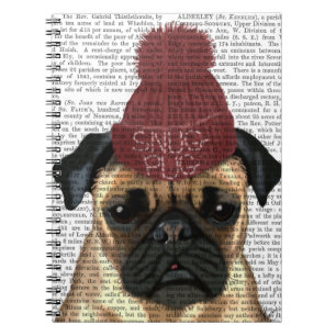Snug Pug Spiral Notebook
