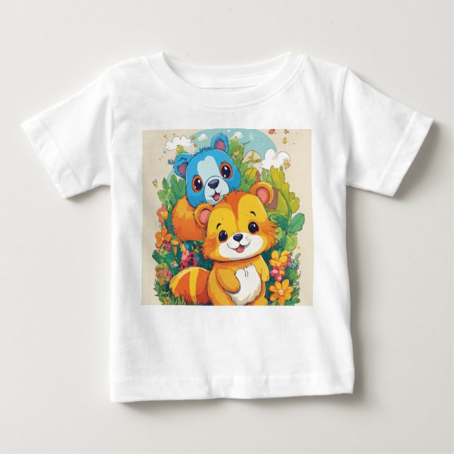 Snuggle Buddies: Cuddle Crew Edition Baby T-Shirt (Front)