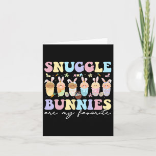 Snuggle Bunnies Are My Favourite Easter Mother By  Card