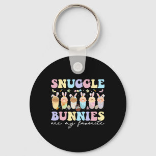 Snuggle Bunnies Are My Favourite Easter Mother  Key Ring