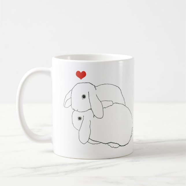 Snuggle Bunnies Mug (Left)