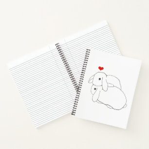 Snuggle Bunnies Spiral Notebook