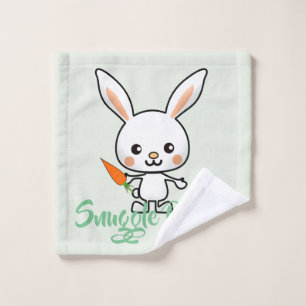 Snuggle Bunny Kawaii Custom Bath Towel Set