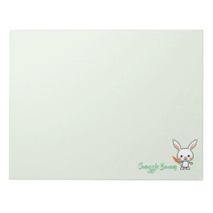 Snuggle Bunny Kawaii Custom Notepad