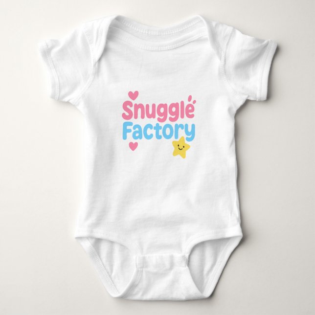 Snuggle Factory Cute Neon Kids Design Baby Bodysuit (Front)