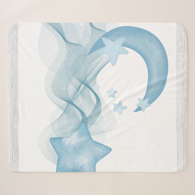 Snuggle in Luxury with a Personalized Sherpa Blank Blanket (Front (Horizontal))