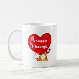 Snuggle Meowgic Funny Cat Pun Art Coffee Mug