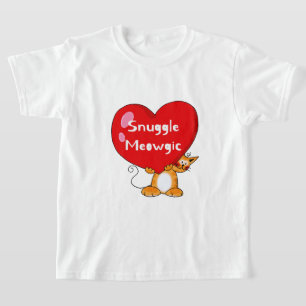 Snuggle Meowgic Funny Cat Pun Art T-Shirt